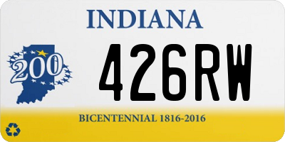 IN license plate 426RW