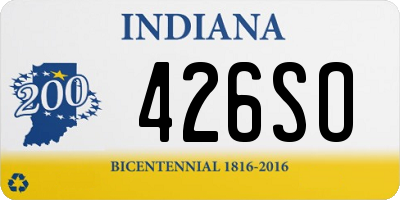 IN license plate 426SO