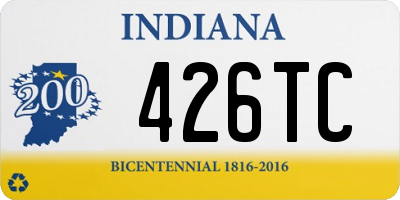 IN license plate 426TC