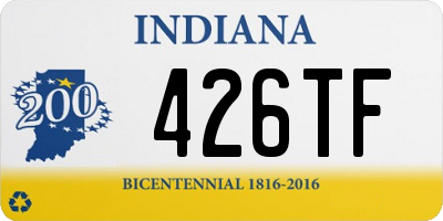 IN license plate 426TF