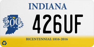 IN license plate 426UF