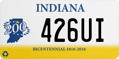 IN license plate 426UI