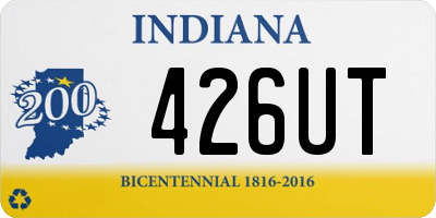 IN license plate 426UT
