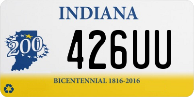 IN license plate 426UU