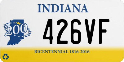 IN license plate 426VF