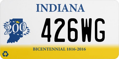 IN license plate 426WG