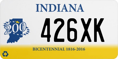 IN license plate 426XK