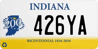 IN license plate 426YA