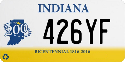 IN license plate 426YF