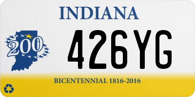 IN license plate 426YG