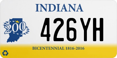 IN license plate 426YH