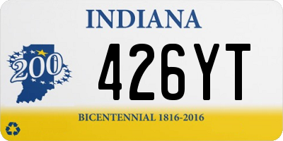 IN license plate 426YT