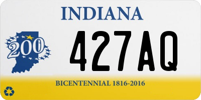 IN license plate 427AQ