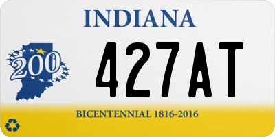 IN license plate 427AT