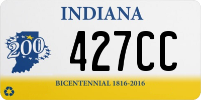 IN license plate 427CC