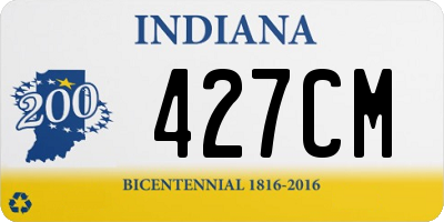 IN license plate 427CM