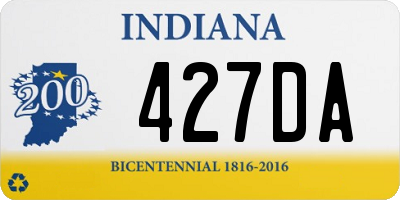 IN license plate 427DA