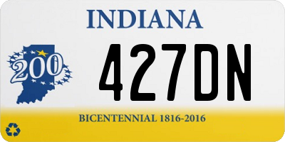 IN license plate 427DN