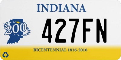 IN license plate 427FN