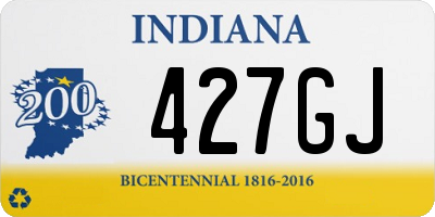 IN license plate 427GJ