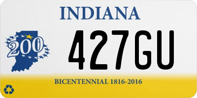 IN license plate 427GU