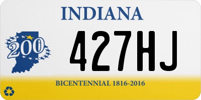 IN license plate 427HJ