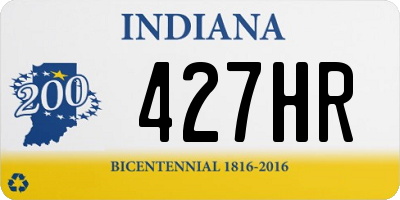 IN license plate 427HR