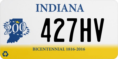 IN license plate 427HV