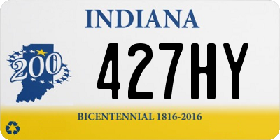 IN license plate 427HY