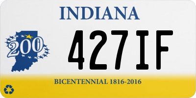 IN license plate 427IF