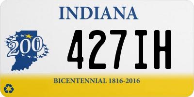 IN license plate 427IH