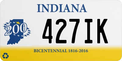 IN license plate 427IK