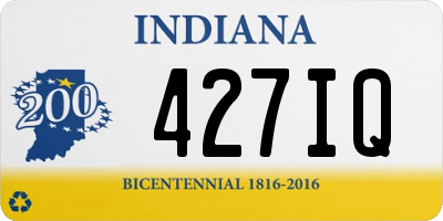 IN license plate 427IQ