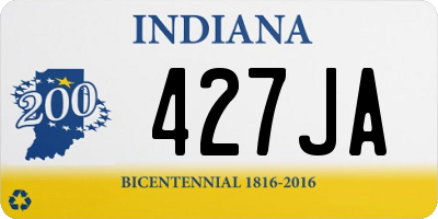 IN license plate 427JA