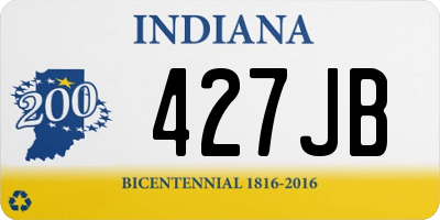 IN license plate 427JB