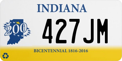 IN license plate 427JM