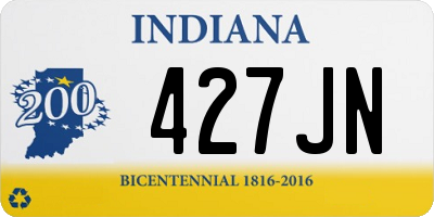 IN license plate 427JN