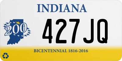 IN license plate 427JQ