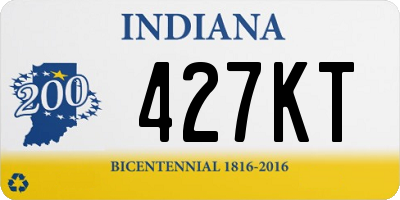 IN license plate 427KT