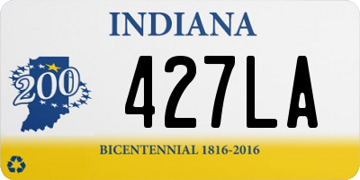 IN license plate 427LA