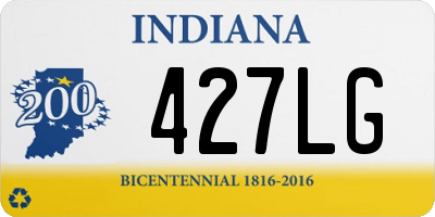 IN license plate 427LG
