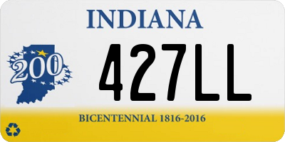 IN license plate 427LL