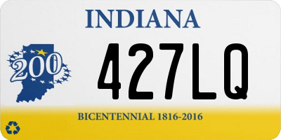 IN license plate 427LQ