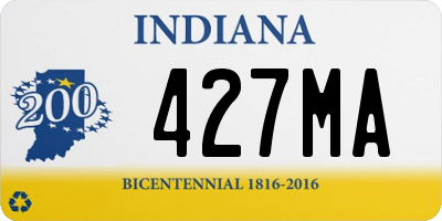 IN license plate 427MA