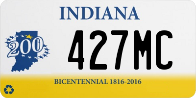 IN license plate 427MC