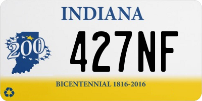 IN license plate 427NF