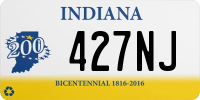 IN license plate 427NJ