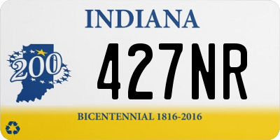 IN license plate 427NR