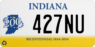 IN license plate 427NU