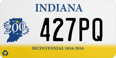 IN license plate 427PQ